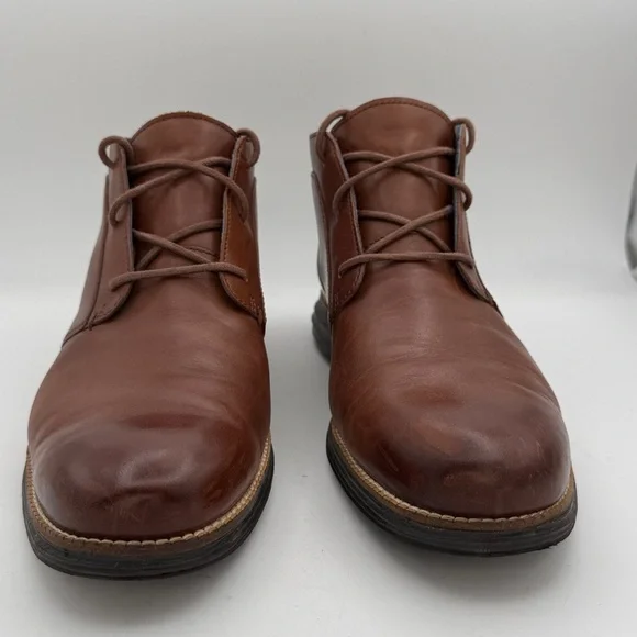 Cole Haan - men’s Original Grand Chukka boots Woodbury lace up leather shoes 11 - Picture 3 of 8